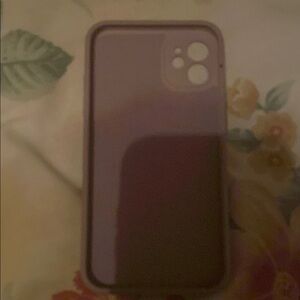 Purple Matte iPhone Case with Camera Cutout